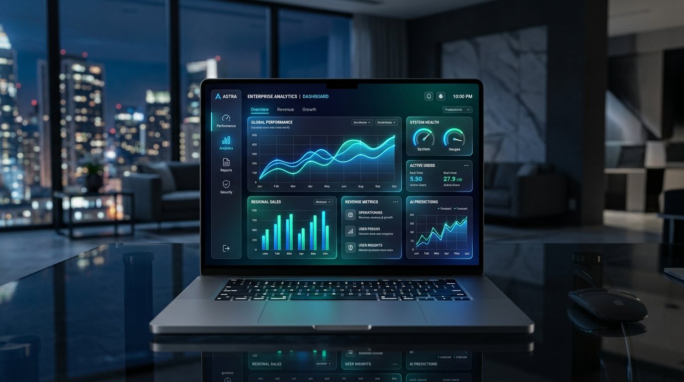 AstraPX Enterprise Software Analytics Dashboard